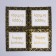 Paper napkins "Happy birthday", 33 × 33 cm, set 12 pieces, black