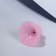 Vacuum can for massage, silicone, 6.5 × 4.3 cm, pink color