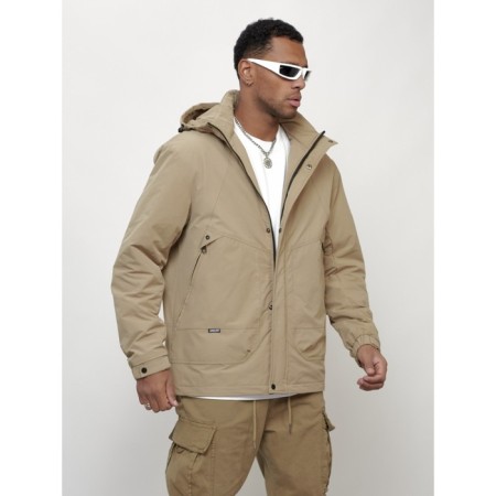 Male spring jacket, size 48, beige color-8