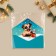 Gift envelope "Happy holiday", puppy, software, tiring, 19 x 9.2 cm, New Year