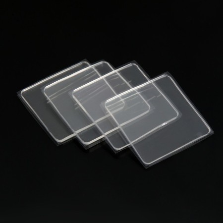 Furniture square tundra, 70x70 mm, 4 pcs., Transparent-7