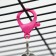 A toy-cache for birds with a mirror and bells "Rhombus", 15 x 30 cm