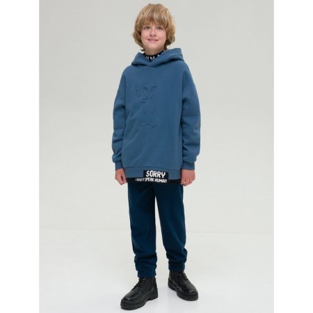 Sweatshirt for boys, height 116 cm, gray color-4