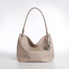 Female bag Textura, bag, large size, beige color