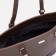 Bag Female Tout on the zipper David Jones, brown color