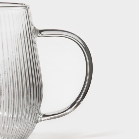Glass Magistro Glass "Faces", 380 ml, 9 × 12.5 cm-2