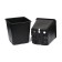 Pot for seedlings, 11 l, d = 25 cm, h = 26 cm, black