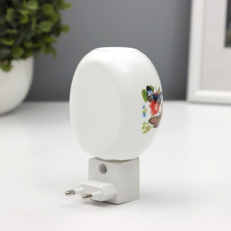 Lamp "Butterfly" 1x7W E11 white 7.5x7.5x12cm-1