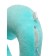 Soft Bagel neck pillow, size 23x28 cm, blue color