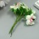 Flowers for decorating "Iris" yellow 1 bouquet = 6 colors 9 cm