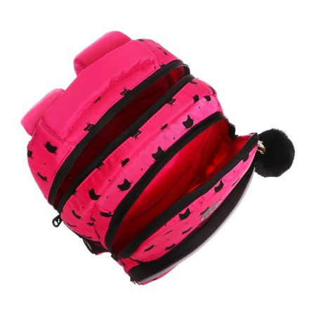 School backpack, 40 x 27 x 20 cm, Grizzly 360, ergonomic back, laptop compartment, fuchsia RG-360-5_4-11