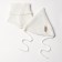 Kit for children (hat, snood) minku rp 42-44, milk color