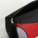 Sports bag with lightning, long belt, black/red color