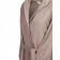 Men's robe with a hood "Marvin", size m, color gray
