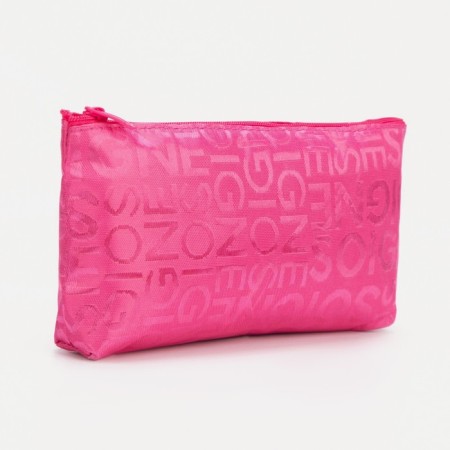 Cosmetic bag, lightning department, raspberry color
