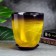 Flower pot with pallet No. 4 "Aleb" yellow-violet, 2 l