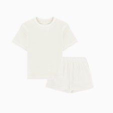 Costume (shorts and T -shirt) crumb I Plushy, p. 86-92 cm, milk