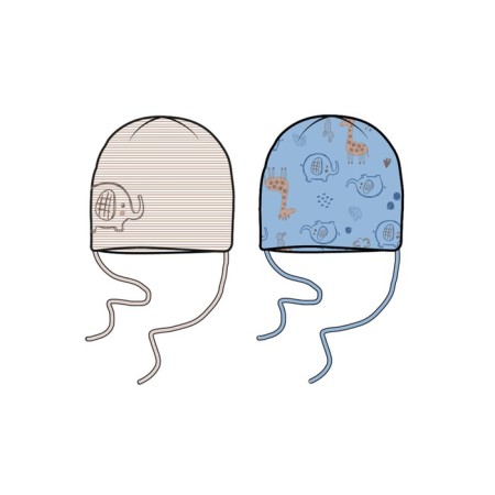 Cap for the boy PlayTode, size 40, 2 pcs-1