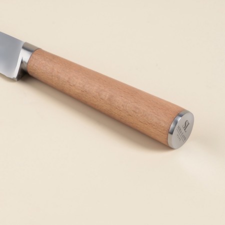 Knife Vegetable Sl Home "Calabria", stainless steel, 8.5 cm, beige-4