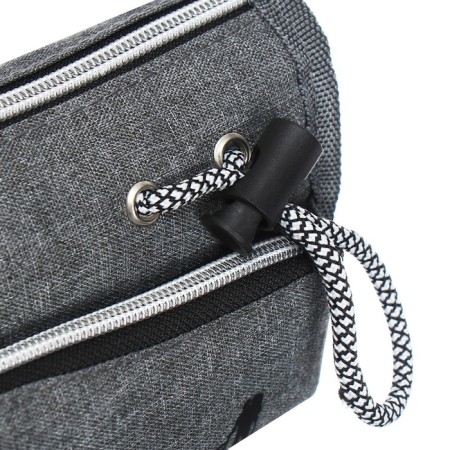 School Penal on the zipper Calligrata "Sport", 2 departments, gray-4