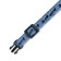 Fly collar with reflective coating of "fish", 30 x 1 cm, blue