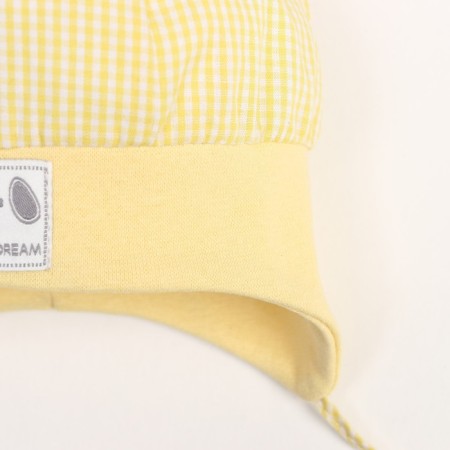 Children's hat, yellow color, size 46-48-1
