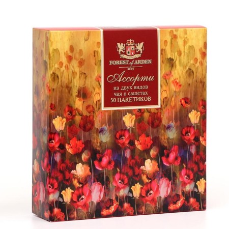 Black tea "Arden forest" with blackcurrant and mountain crystal, mix, 100 g-4