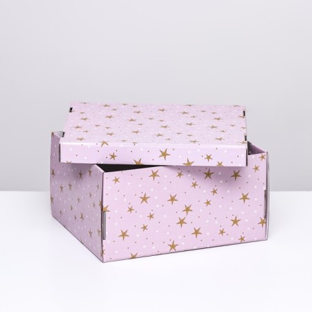Folding box "Stars", 31.2 x 25.6 x 16.1 cm-3