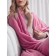 Raspberry blanket, size 200x220 cm, red color