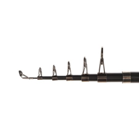 The Volzhanka television rod, 7 sections, test up to 100 g, 3.9 m, black color-1