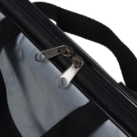 Folder with handles textile A4, 350 x 270 x 20 mm, calligrata "office", nylon 600D, gray tone 3-4