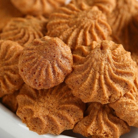 Cookies healthy, apple crypts, taste: banana, without sugar, 30 g.-1