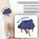 Tattoo on the body color "Thunderstorm - Zeus is angry" 6x6 cm