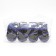 The boots are high for large dogs, set 4 pcs, size L (sole 10 x 7 cm), black and blue