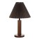 Sandr table lamp E27 40W brown 31x31x45 cm Risalux