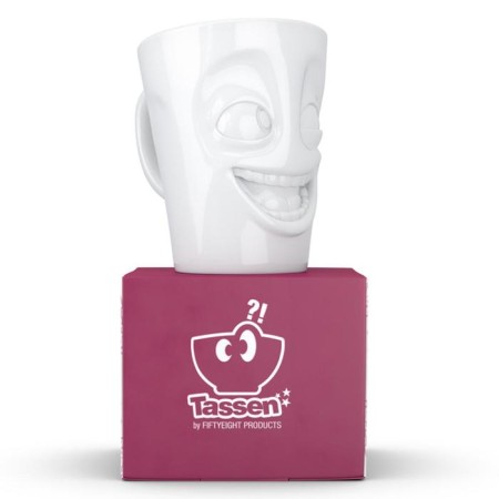 TASSEN JOKING mug, 350 ml, white color-3