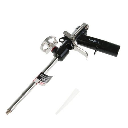 Pistol for mounting foam scrap, all -metal case