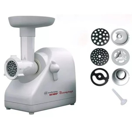 Meat grinder Electric Kam-P2U 304-00 "Assistant", reverse, 1800 watts, 5 nozzles, white color