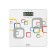 Floor scales ECON ECO-BS114F, electronic, glass, up to 180 kg