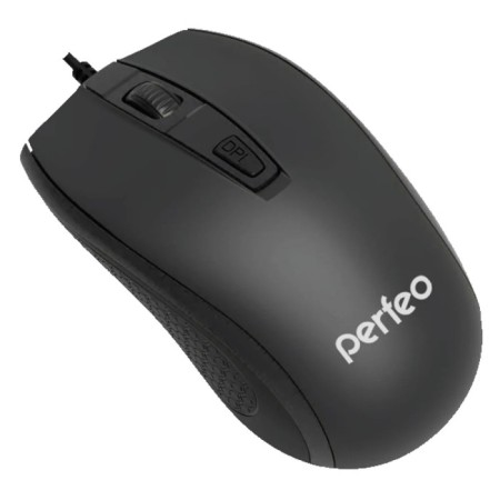 Perfeo Profil mouse, wired, optical, 1600 dpi, USB, black