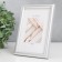 Photo frame Plastic "Mira" 10x15 cm, silver (plastic screen)