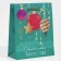 Laminated vertical “Happy New Year”, S 11.5 x 14.5 x 5.5 cm, New Year