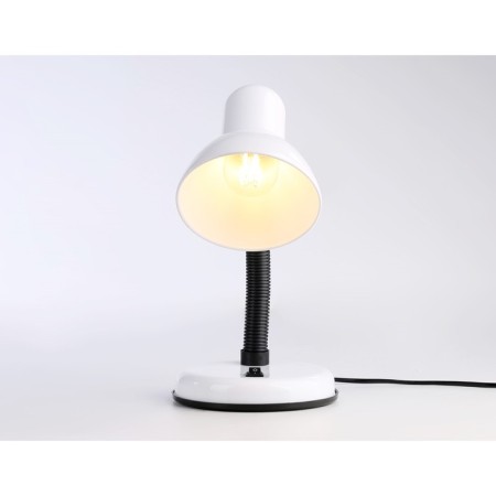 A table lamp with an E27 interchangeable lamp with Ambrella Light, Desk, D7701, E27, white color-2