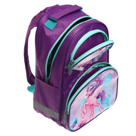 School backpack, 37 x 26 x 13 cm, ergonomic back, Calligrata Academy of Sciences "Unicorn"-11