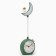 Clock - an alarm clock with "Crescent" Children's, 2 modes, dial D -9 cm, 9.8 x 31.5 cm