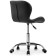 Computer chair Trizor Metal/Eco -leather, Chrome/Black/White 53x53x69 cm