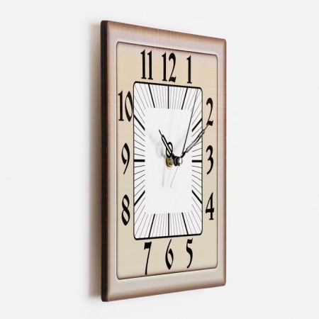 Wall clock, series: classic, discrete move, 23.5 x 23.5 cm, mix-4