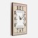 Wall clock, series: classic, discrete move, 23.5 x 23.5 cm, mix