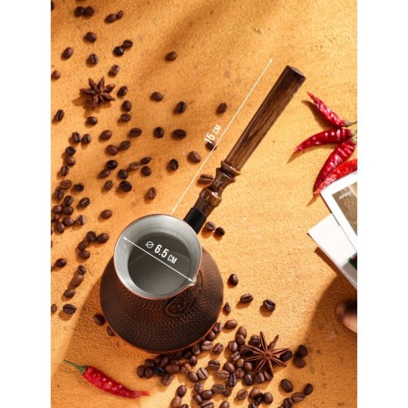 Turk for coffee "Armenian jezva", 500 ml, copper-1