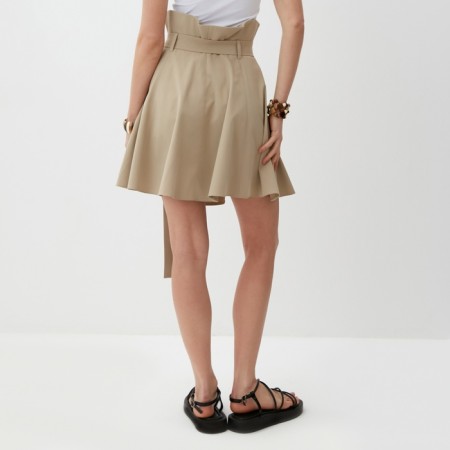 Women's skirt Minaku: minku: safari beige color, river 48-2